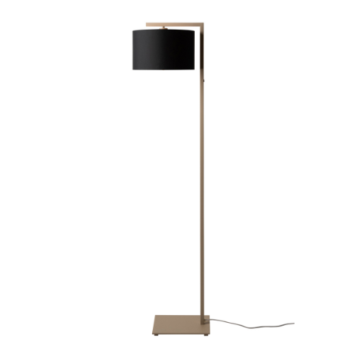 it's about RoMi Vloerlamp Boston zand/kap 3220 zwart